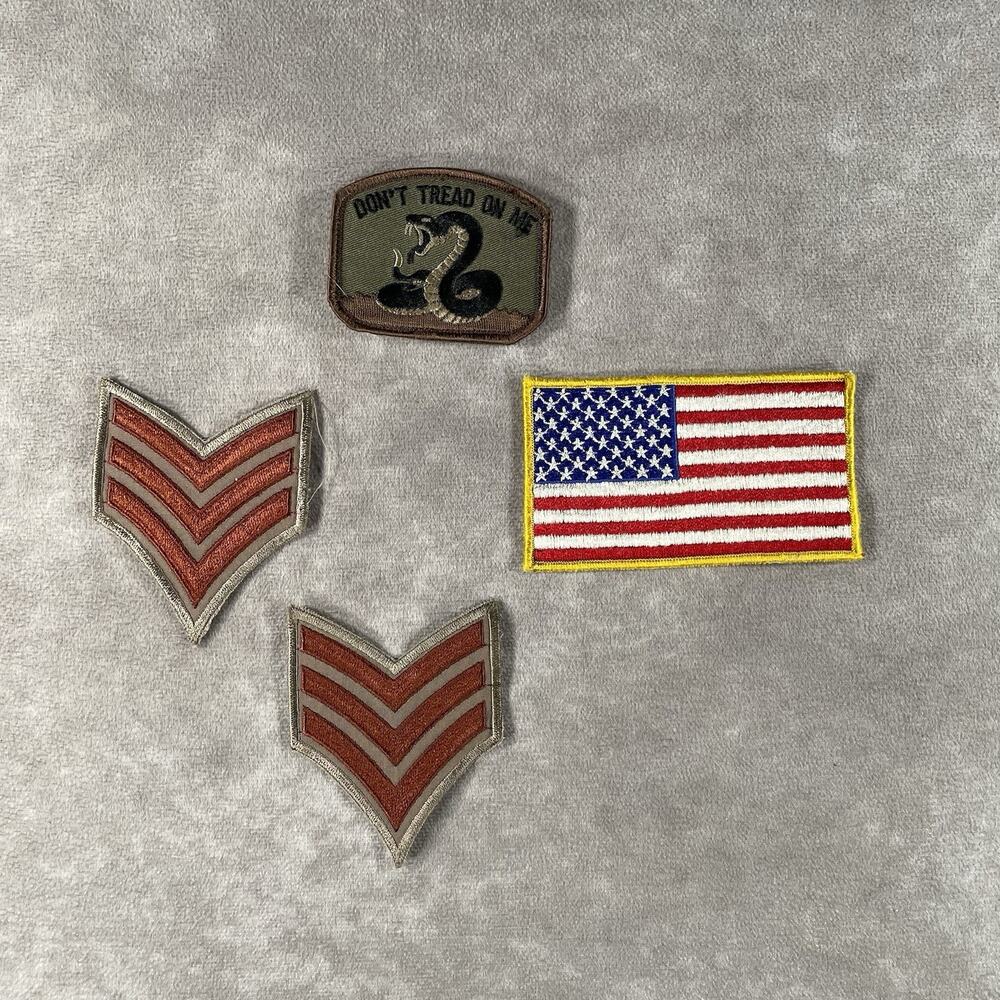 Vintage American Military Sargent America Patch Lot of 4 Pieces
